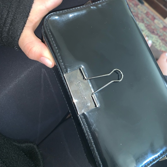 Off-White mini mirror flap crossbody bag - Picture 2 of 4